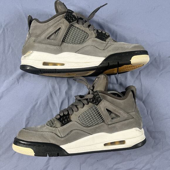 Nike Air Jordan 4 Retro Cool Grey Men’s Size 8 Basketball Sneakers 308497-007 - Picture 1 of 9